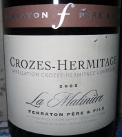 Ferraton Père et Fils - La Matinière 2015 (Crozes-Hermitage - red)