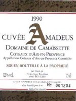 Domaine de Camaïssette - Cuvée Amadeus 2009 (Côteaux d'Aix-en-Provence - red)