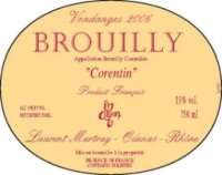 Laurent Martray, Corentin 2023 (Brouilly - red)