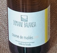 Domaine Balansa - coume de maliés 2018 (Vin de Pays de la Vallée du Paradis - white)