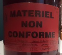Manuel Duveau - Matériel non conforme