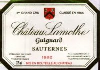 Château Lamothe-Guignard 2005 (Sauternes - sweet white)