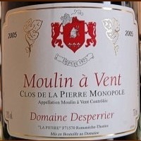 Domaine Desperrier, Clos de la Pierre Monopole 2017 (Moulin à Vent - red)