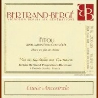 Domaine Bertrand-Bergé - Cuvée Ancestrale 2016 (Fitou - red)