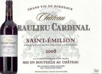 Château Beaulieu Cardinal 2008 (Saint Emilion - red)
