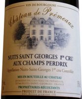 Châteaux de Prémeaux - 1er Cru Aux Champs Perdrix