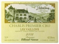 Domaine Billaud-Simon - 1er cru Les Vaillons 2018 (Chablis - white)