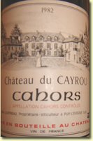 Château du Cayrou 1990 (Cahors - red)