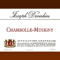 Joseph Drouhin 2009 (Chambolle-Musigny - red)