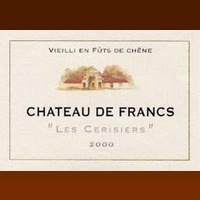 Château de Francs "Les Cerisiers" 2004 (Francs Côtes de Bordeaux - red)
