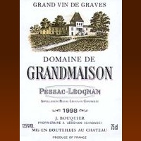 Domaine de Grandmaison 2000 (Pessac-Léognan - red)