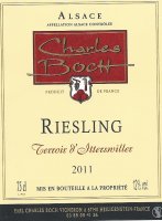 Charles Boch - Terroir d'Itterswiller 2009 (Alsace Riesling - white)
