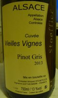 Domaine Vincent Stoeffler - Vieilles Vignes 2022 (Alsace Pinot Gris - white)