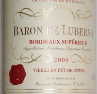 Baron de Lubernac 2005 (Bordeaux Supérieur - red)