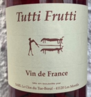 Clos du Tue-Boeuf - Tutti Frutti 2019 (Table wine - rose)