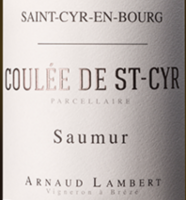 Arnaud Lambert - Coulée de st Cyr 2017 (Saumur - white)