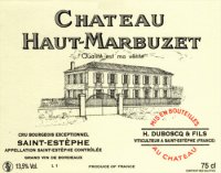 Château Haut-Marbuzet 2012 (Saint Estèphe - red)