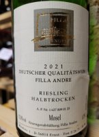 Filla Andre Mosel-Riesling Halbtrocken 2021 (Mosel-Saar-Ruwar - white)