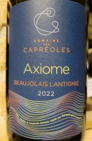 Domaine Les Capréoles - Lantignié cuvée Axiome 2022 (Beaujolais Communal - white)