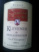 Charles Boch - Vin d'exception 2023 (Alsace Klevener de Heiligenstein - white)