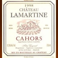 Château Lamartine 2004 (Cahors - red)
