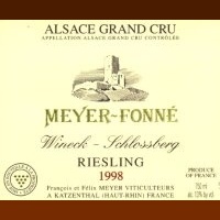 Meyer-Fonné - Grand Cru Wineck-Schlossberg 2020 (Alsace Riesling - white)