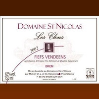 Domaine Saint-Nicolas - Les Clous 2021 (France - white)