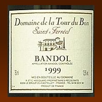 Domaine de la Tour du Bon - Saint Ferréol 2012 (Bandol - rouge)