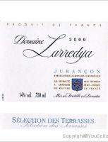 Domaine Larreydia - Sélection des Terrasses