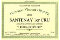 Domaine Vincent Girardin - Le Beaurepaire 1er Cru