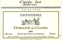 Domaine du Closel - Cuvée Isa