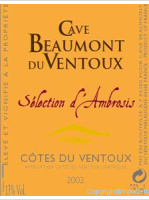Cave Beaumont du Ventoux Sélection d'Ambrosis