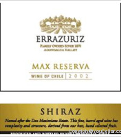 Errazuriz - Max Reserva Syrah