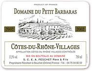 Domaine du Petit Barbaras