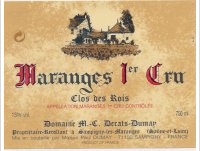 Domaine MC Derats-Dumay - 1er Cru Clos des Rois