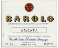 Fratelli Serio & Battista Borgogno - Riserva