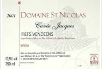 Domaine Saint-Nicolas - Cuvée Jacques