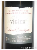 Domaine de Vigier, Cabernet Sauvignon