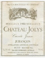 Château Jolys - Cuvée Jean