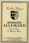Domaine Allemand, Vieilles Vignes