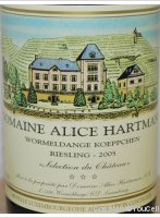 Domaine Alice Hartmann - Sélection du Château