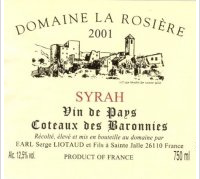Domaine la Rosière - Chardonnay