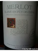 Caveau de Salquenen - Merlot - Elevé en fût de chêne