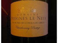Domaine Preignes le Neuf Chardonnay Prestige