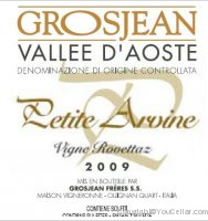 Grosjean Petite Arvine Vigna Rovettaz
