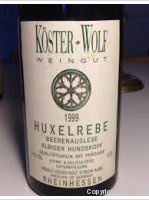 Köster-Wolf - Beerenauslese Huxelrebe Albiger Hundskopf