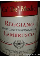 Ca' De' Medici - Lambrusco dolce