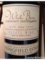 Springfield Estate - Whole berry Cabernet Sauvignon
