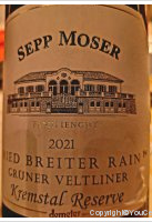 Sepp Moser - Ried Breiter Rain 1e Lage Grüner Veltliner Kremstal Reserve