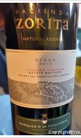 Hacienda Zorita - Natural Reserve - Syrah - Unamo Vineyards